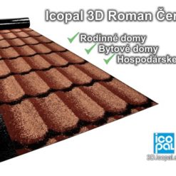 ICOPAL 3D ROMAN červený M-V 10m