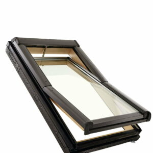 Roto kyvné okno elektrické (EF) Designo R4 drevené trojsklo Standard 54/78 cm