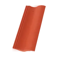 Terran Synus ColorSystem polovičná škridla Červená sa používa pri riešení nárožia, úžľabia a štítu.